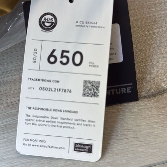 Eddie Bauer Men's Mt Superior Down Parka size Large Tan NWT in packaging - Picture 5 of 6